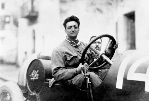 Enzo Ferrari. E' nato a Modena il 18 febbraio 1898.