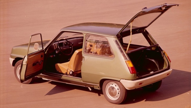 Renault 5. Progetto nato alla fine degli anni '60.