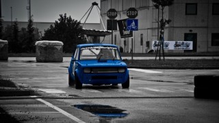 Fiat 127 slalom