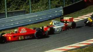 Suzuka 1990. L'incidente tra Senna e Prost.