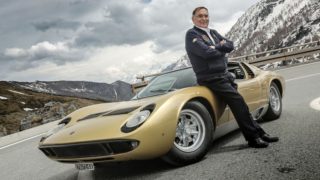 Gian Paolo Dallara e la Lamborghini Miura.