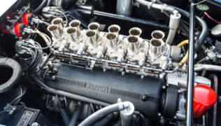 Il motore della Ferrari 250 GTO.