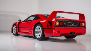 Il retro della Ferrari.